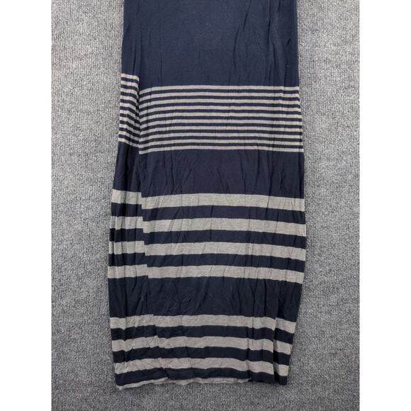 NOBO No Boundaries Short Sleeve Dress Size Small 3-5 Blue Gray Striped - Picture 7 of 11